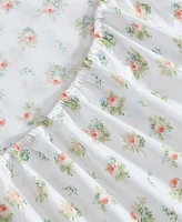 Laura Ashley 200-Thread Count Cotton Percale 4 -Pc. Sheet Set, Queen