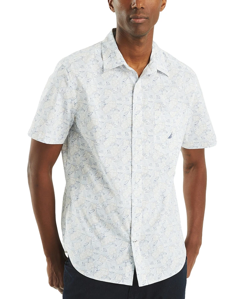 Nautica Men's Printed Short Sleeve Shirt