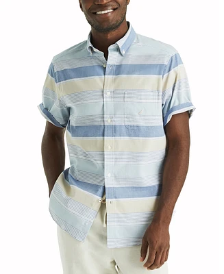 Nautica Men's Striped Short Sleeve Shirt
