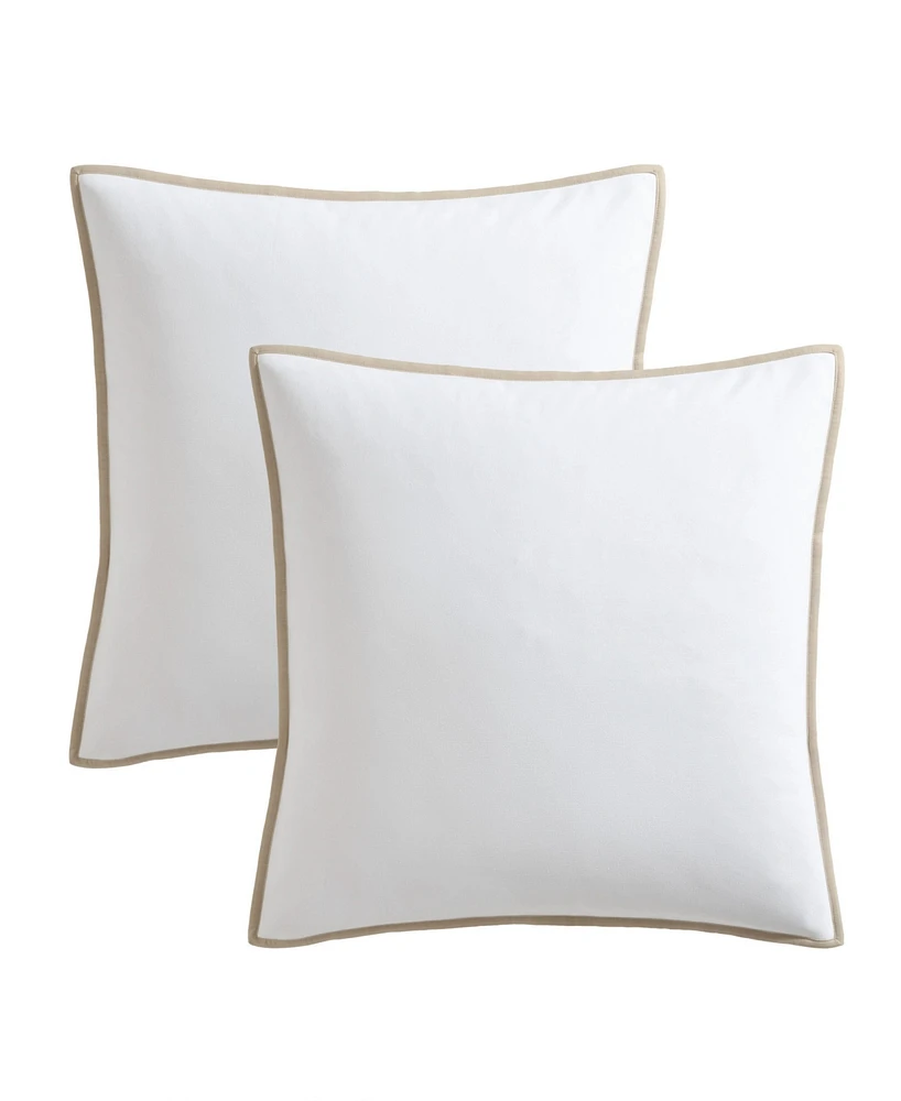 Tommy Bahama Home Basic Canvas Sham Pair, European