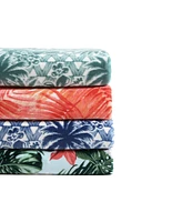 Closeout! Tommy Bahama Home Flannel Throw, 70" x 50"