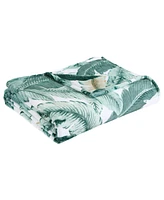 Tommy Bahama Home Classic Palms Ultra Soft Plush Fleece Blanket