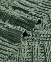 Tommy Bahama Home Chain Basket Knit Throw, 60" X 50"