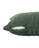 Tommy Bahama Home Chain Basket Knit Decorative Pillow, 20" x 20"