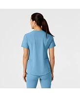 Wink Women's Renew Zip Accent Scrub Top