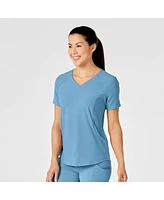 Wink Plus Renew Zip Accent Scrub Top