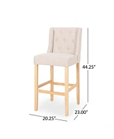 31" Wingback Bar Chairs Set of 2,Counter Stools for Kitchen Island or Home Bar-The Pop