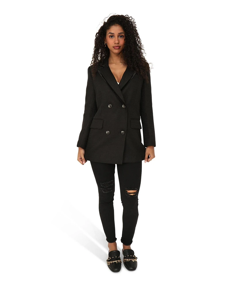 Belle & Bloom Because Of You Trimmed Blazer