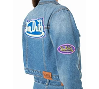 Von Dutch Women's Zip-Front Denim Jacket, Exclusively at Macy's