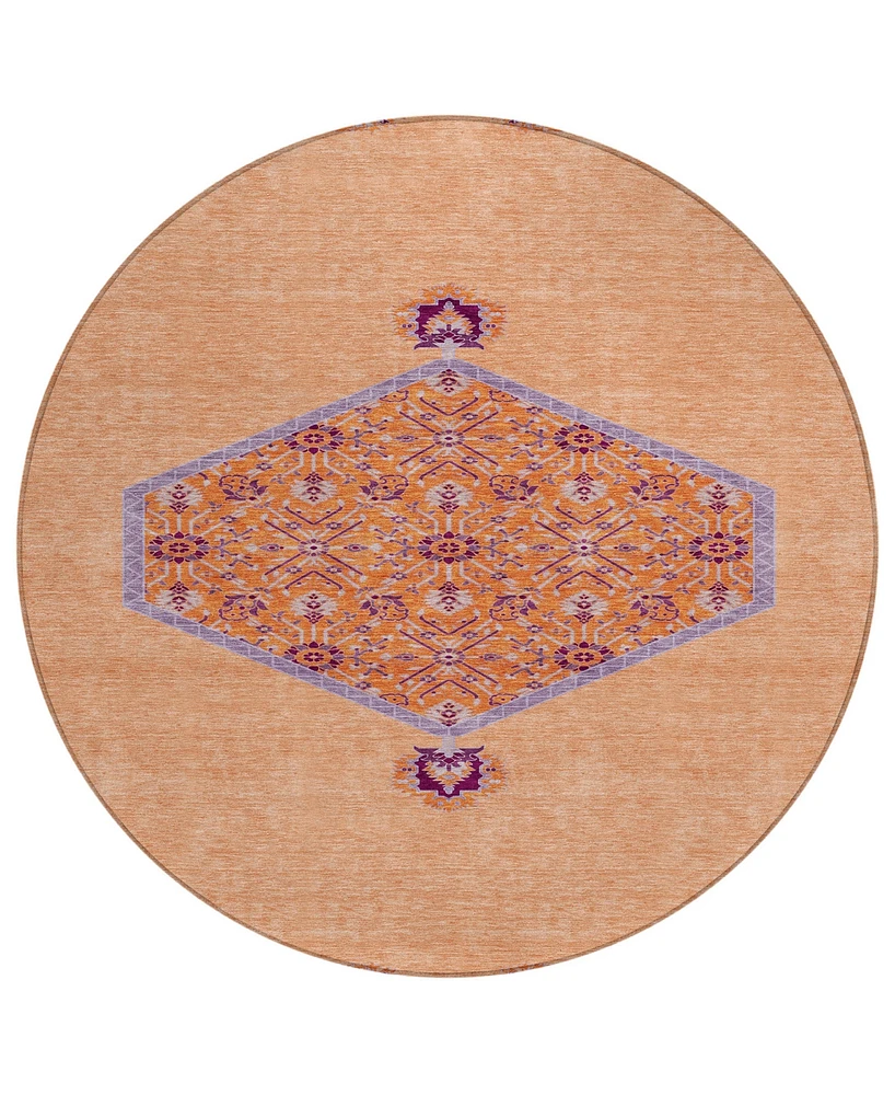 Addison Chantille Machine Washable ACN1011 8'x8' Round Area Rug