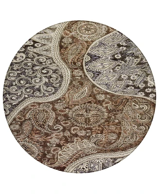 Addison Chantille Machine Washable ACN1078 8'x8' Round Area Rug