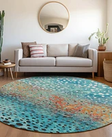 Addison Chantille Machine Washable ACN1074 8'x8' Round Area Rug