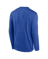 Nike Men's Royal Duke Blue Devils Primetime Primary Legend Long Sleeve T-Shirt