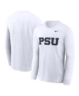 Nike Men's White Penn State Nittany Lions Alternate Logo Long Sleeve T-Shirt