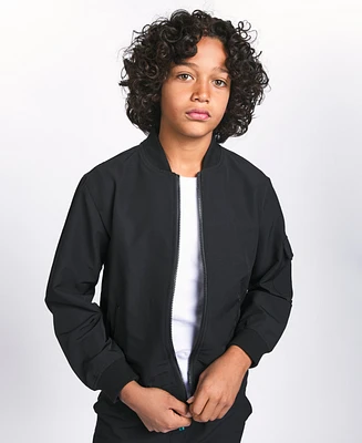 Sovereign Code Big Boys Otto 4-Way Stretch Varsity Jacket