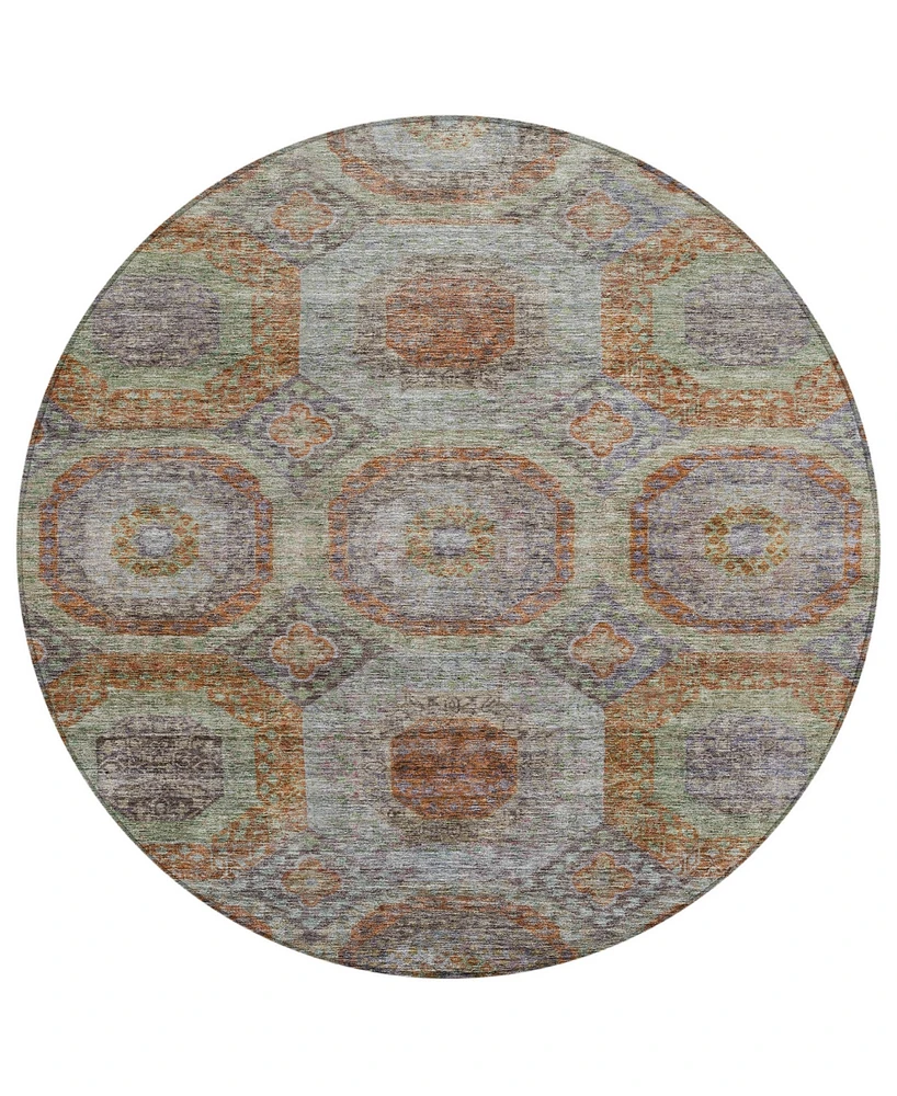 Addison Chantille Machine Washable ACN1221 8'x8' Round Area Rug