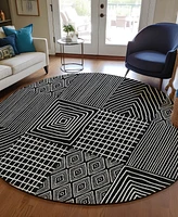 Addison Chantille Machine Washable ACN990 8'x8' Round Area Rug