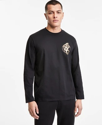 A|X Armani Exchange Men's Cotton Graphic Long-Sleeve T-Shirt