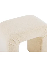24''Boucle stool Set of 2,Dining Chairs for Home Kitchen Island,cream