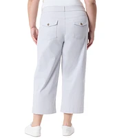 Gloria Vanderbilt Plus Shape Effect Pull-On Wide Leg Pants