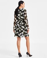 I.n.c. International Concepts Women's Ruffled Floral Smocked-Waist Dress, Exclusively at Macy's