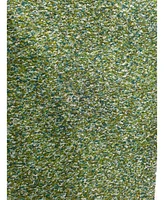 Elegant Green Chenille Fabric Sofa - 3-Piece Modular Sectional with Cozy Recline & Unique Design - Ideal for Modern Living Rooms