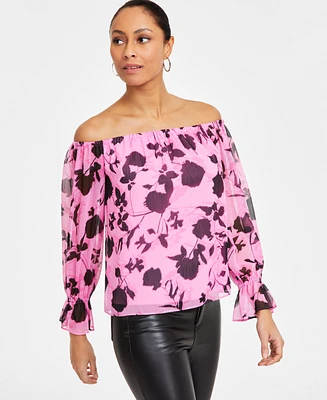 I.n.c. International Concepts Women's Off-The-Shoulder Top, Exclusively at Macy's