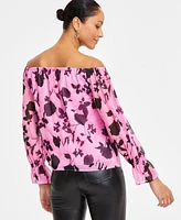 I.n.c. International Concepts Women's Off-The-Shoulder Top, Exclusively at Macy's