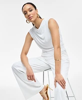 I.n.c. International Concepts Women's Sleeveless Draped Tank, Exclusively at Macy's