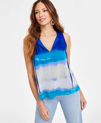 I.n.c. International Concepts Women's Tie-Neck Tank Top, Exclusively at Macy's