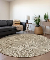 Addison Chantille Mahine Washable ACN1031 8'x8' Round Area Rug