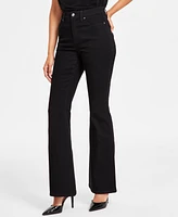 I.n.c. International Concepts Women's High-Rise Flare-Leg Jeans, Exclusively at Macy's