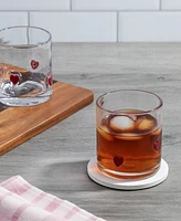 Thirstystone Icon Heart Glasses, Set of 2