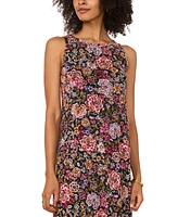 Vince Camuto Women's Floral-Print Sleeveless Maxi Dress