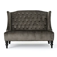 Loveseat Button-Tufted for Home or Office