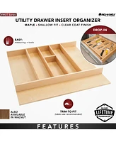 Rev-a-Shelf Trim-to-Fit Shallow Drawer Organizer, 23.98 x 21.97 In, 4WUT-3SH