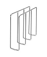 Rev-a-Shelf U-Shaped Bakeware Divider Cabinet Organizer Chrome, 596-10CCR-52