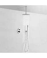 Mondawe 10 Inch Round Bathroom Shower Set