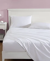 Laura Ashley 200-Thread Count Cotton Percale 4 -Pc. Sheet Set, Full