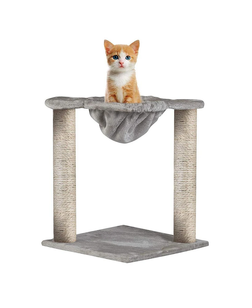 Slickblue Large Cat Tree with Scratching Post and Climber Condo Cat Tower Furniture with Hammock and Sisal