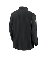 Nike Men's Black New Orleans Saints 2023 Sideline V-neck Pullover Wind shirt