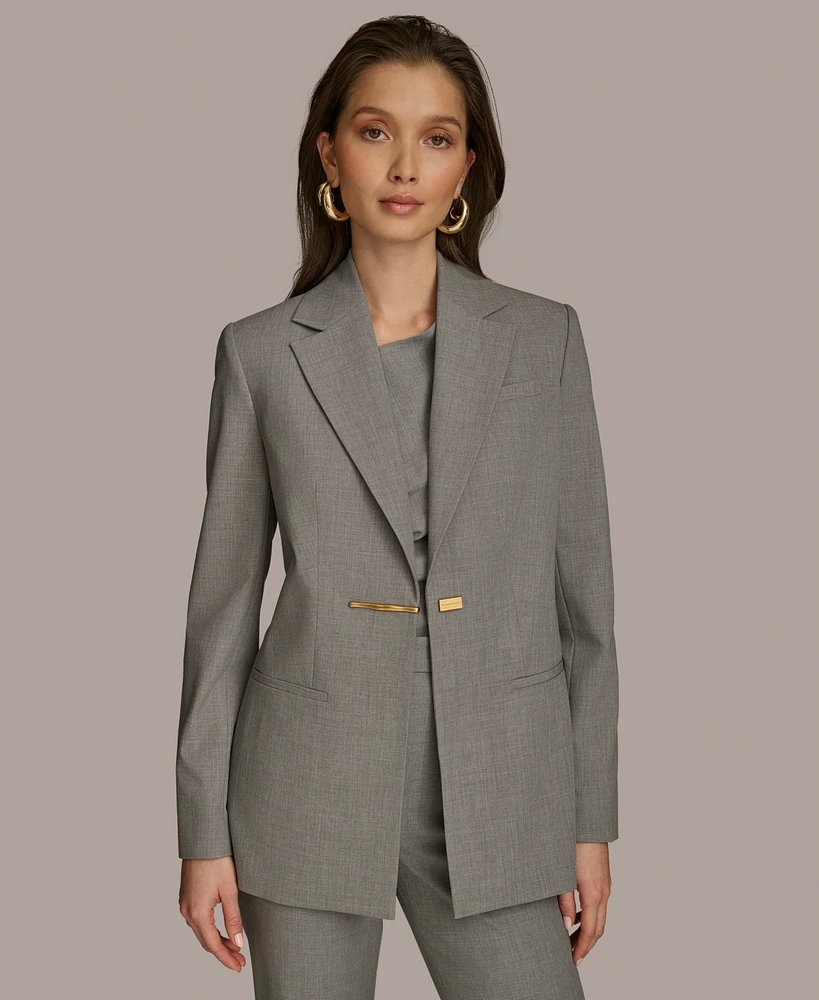 Donna Karan New York Women's Hardware Trim Blazer