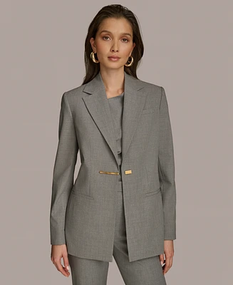 Donna Karan New York Women's Hardware Trim Blazer