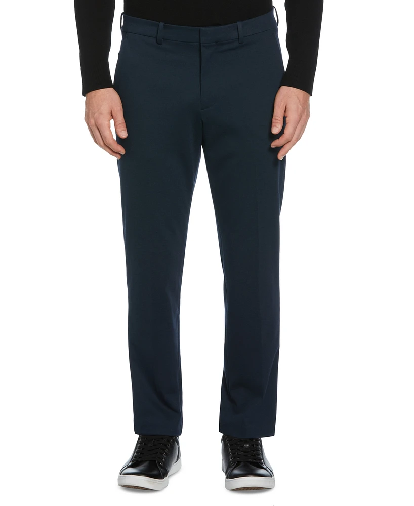 Perry Ellis Men's Slim Fit Knit Solid Suit Pants