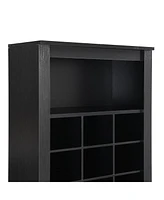 Slickblue 30-Shoe Cubby Console Stylish Shoe Storage with Modern Design for Entryway and Closet Organization