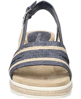 Easy Street Women's Mel Wedge Heel Sandals