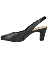 Easy Street Women's Ritsa Square Toe Slingback Pumps