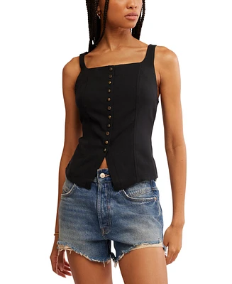 Free People Women's A Moment Time Corset Vest