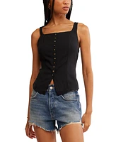 Free People Women's A Moment Time Corset Vest