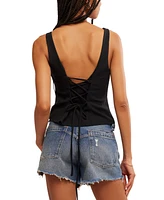 Free People Women's A Moment Time Corset Vest